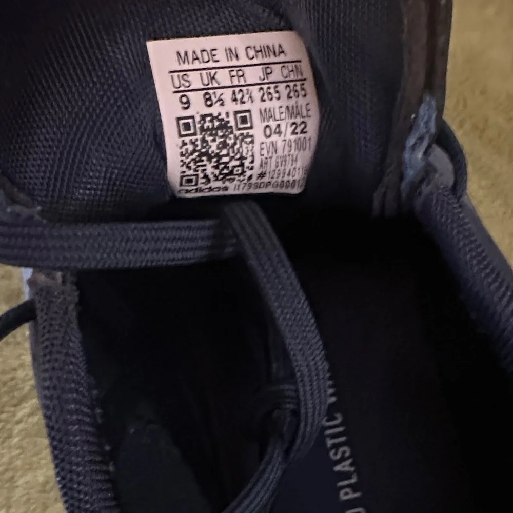 Adidas‎ Navy and Black Athletic Sneakers